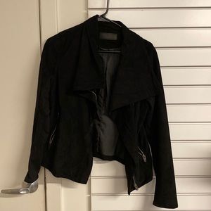 Suede black jacket